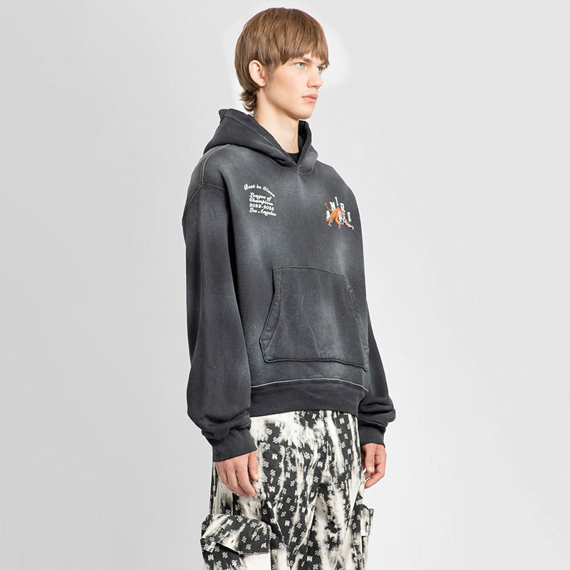 Amiri vintage tiger varsity hoodie Thickening AMIRI