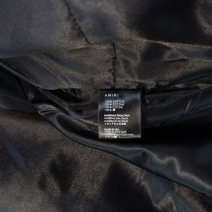 AMIRI thickened loose bomber baseball jacket black AMIRI
