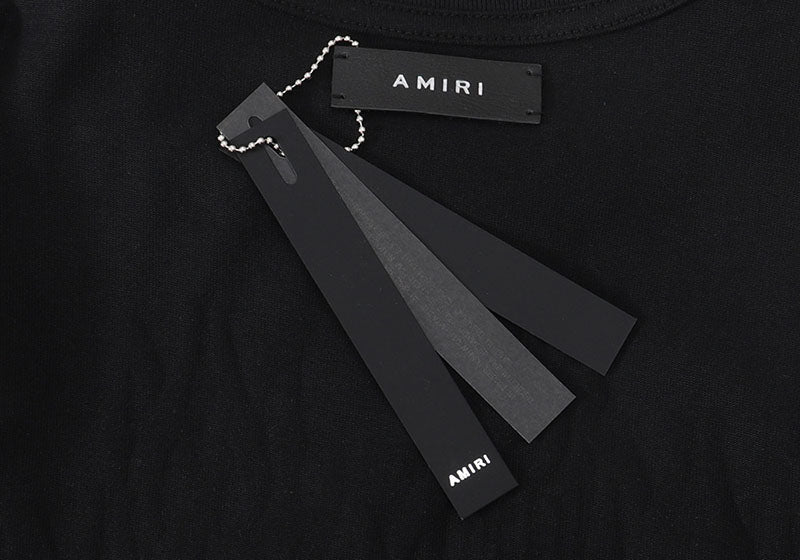 AMIRI flower letter logo print T-Shirts AMIRI