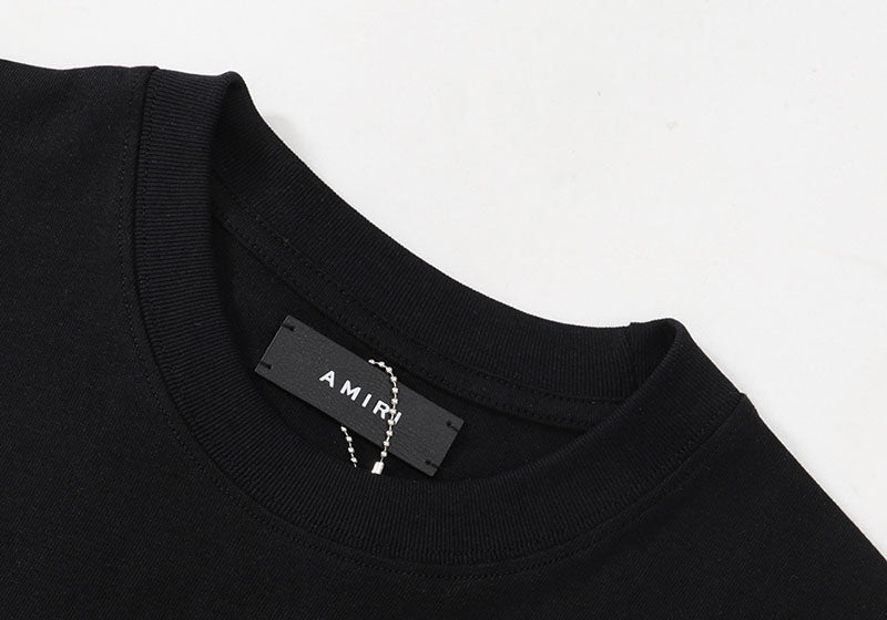 AMIRI flower letter logo print T-Shirts AMIRI