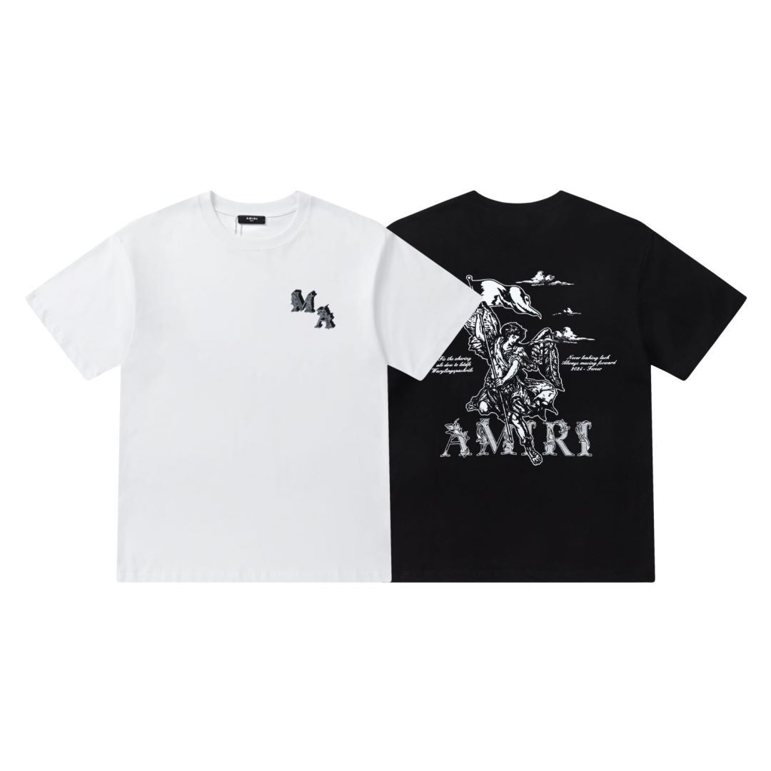 AMIRI Angel-print cotton-jersey T-Shirt AMIRI