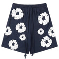 Denim Tears The Cotton Wreath Shorts Dark Blue DENIM TEARS
