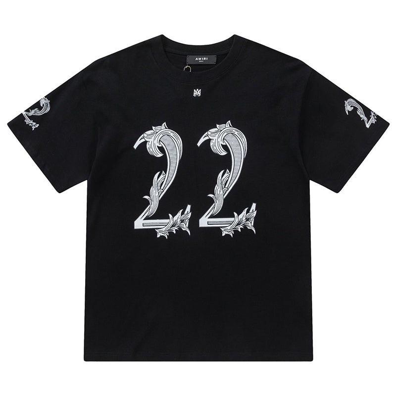 Amiri 22 Logo-Printed Crewneck T-Shirt AMIRI