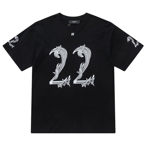 Amiri 22 Logo-Printed Crewneck T-Shirt AMIRI
