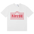 RHUDE FLOCKED BURNOUT T-Shirt RHUDE