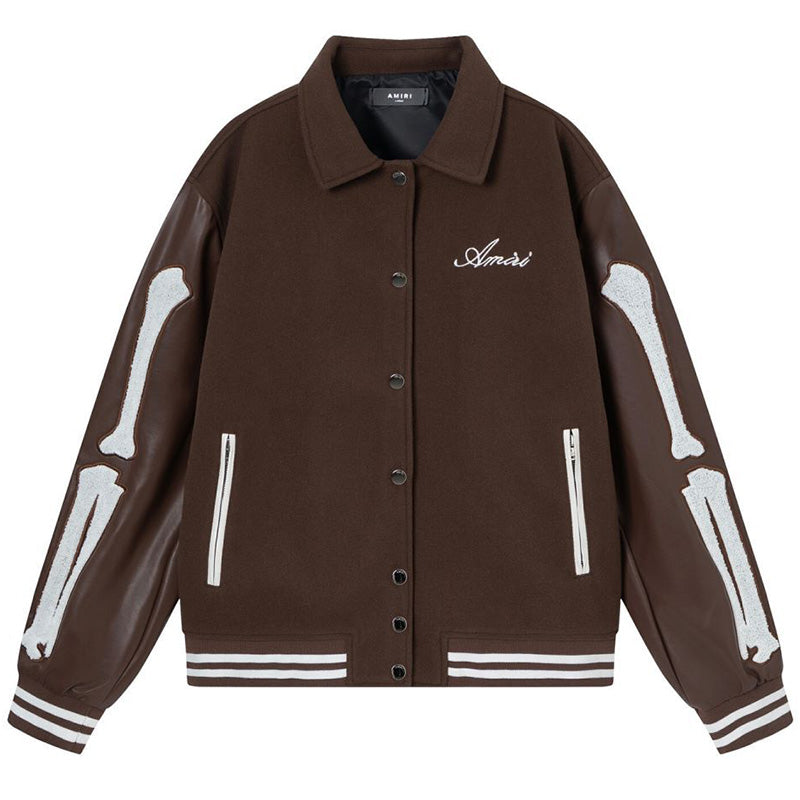 AMlRl Bones Varsity Jacket AMIRI