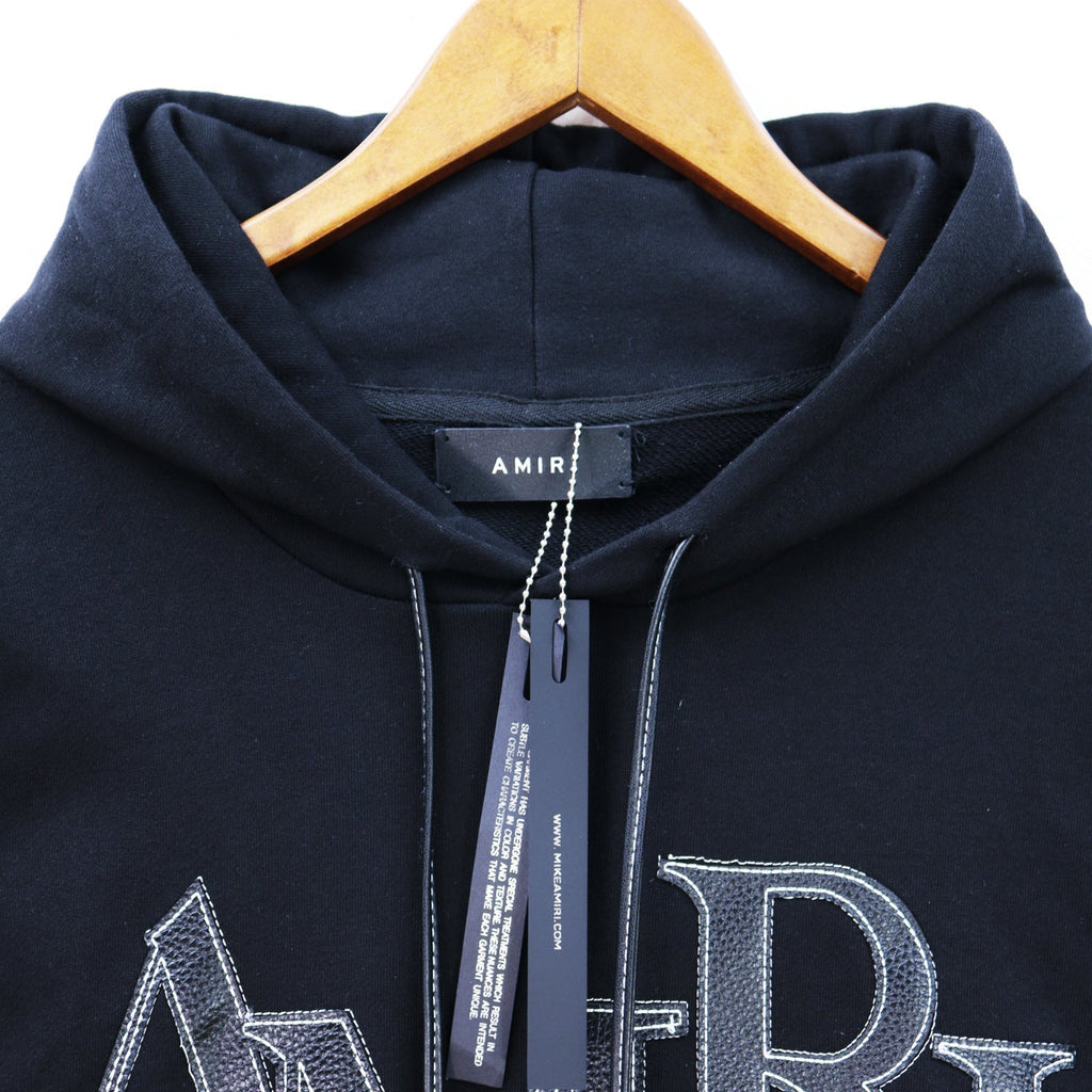 AMlRl logo-applique cotton Hoodies AMIRI