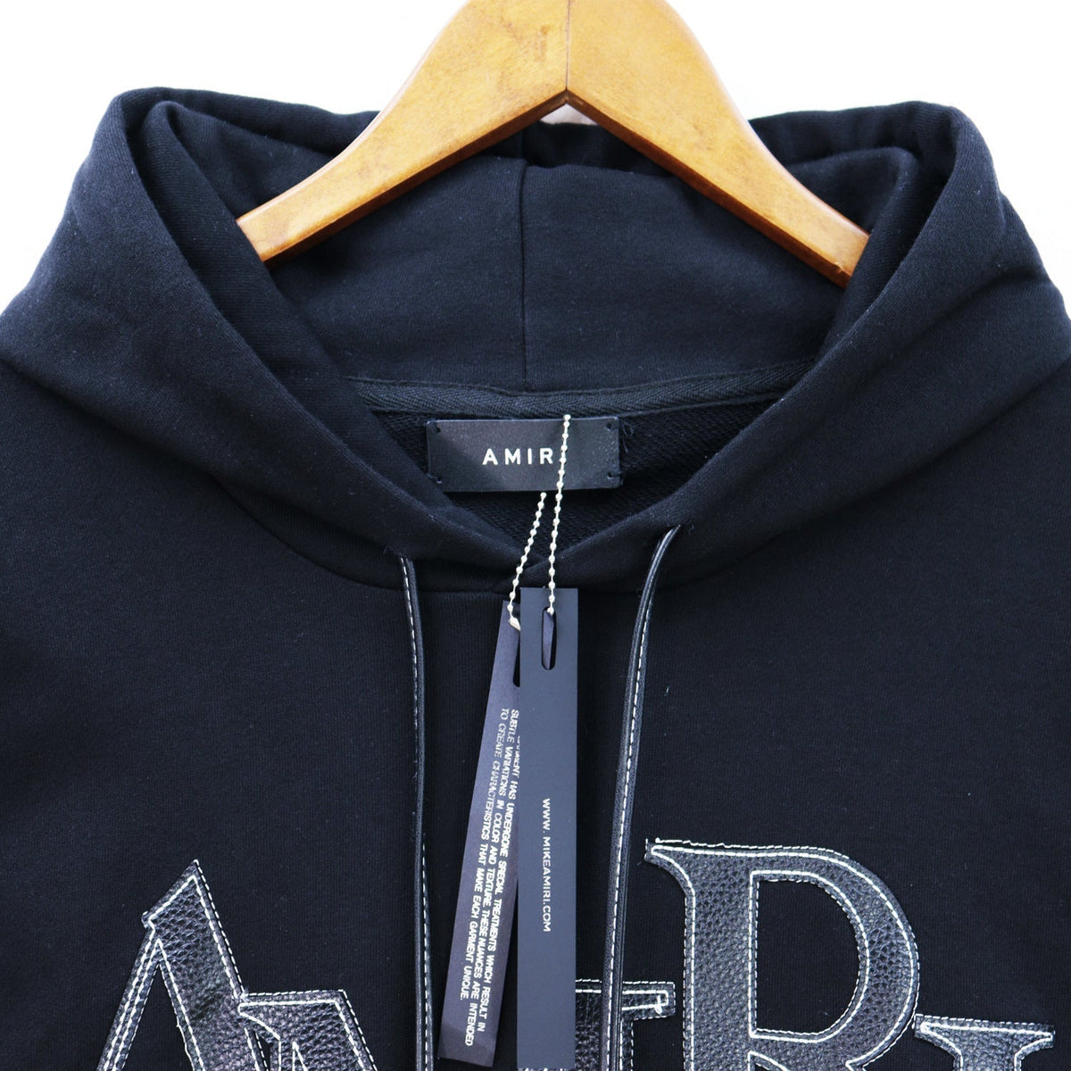 AMlRl logo-applique cotton Hoodies AMIRI