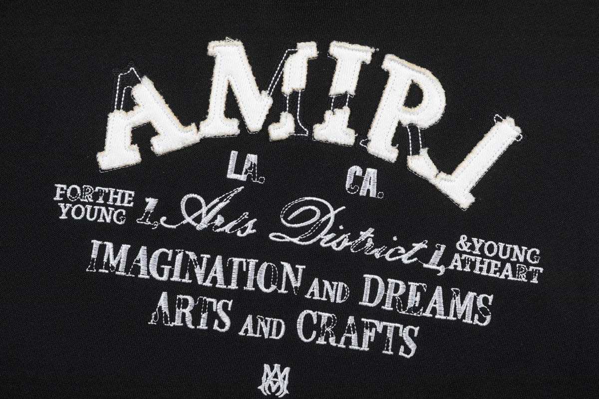 AMlRl Distressed Arts District Hoodie AMIRI