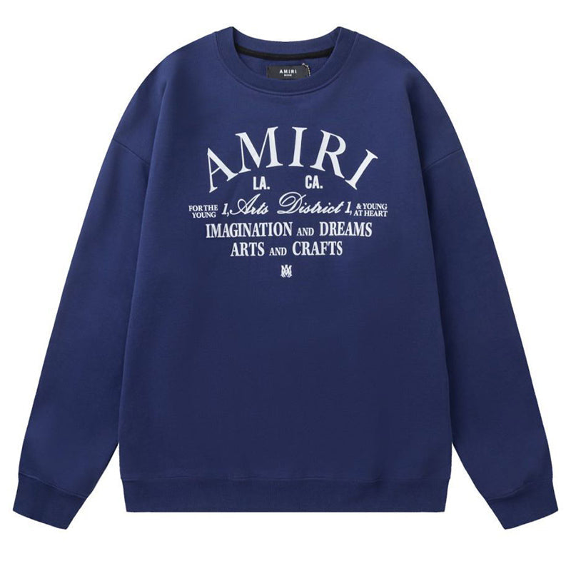 AMIRI Arts District Cropped Crew Sweatshirts AOSITRY