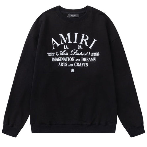 AMIRI Arts District Cropped Crew Sweatshirts AOSITRY