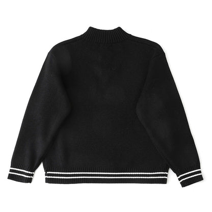 Supreme Script Stripe Half Zip Sweater