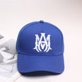 AMIRI Logo Baseball Caps Blue AMIRI