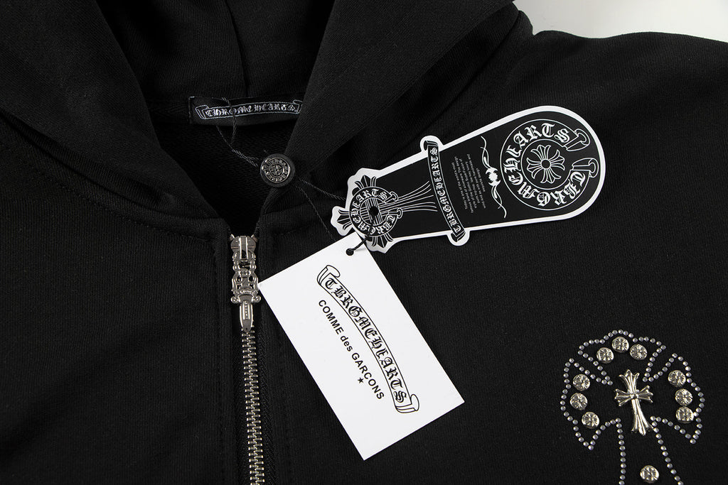 Chrome Hearts New Zip Up Hoodie -TQ02 Chrome Hearts
