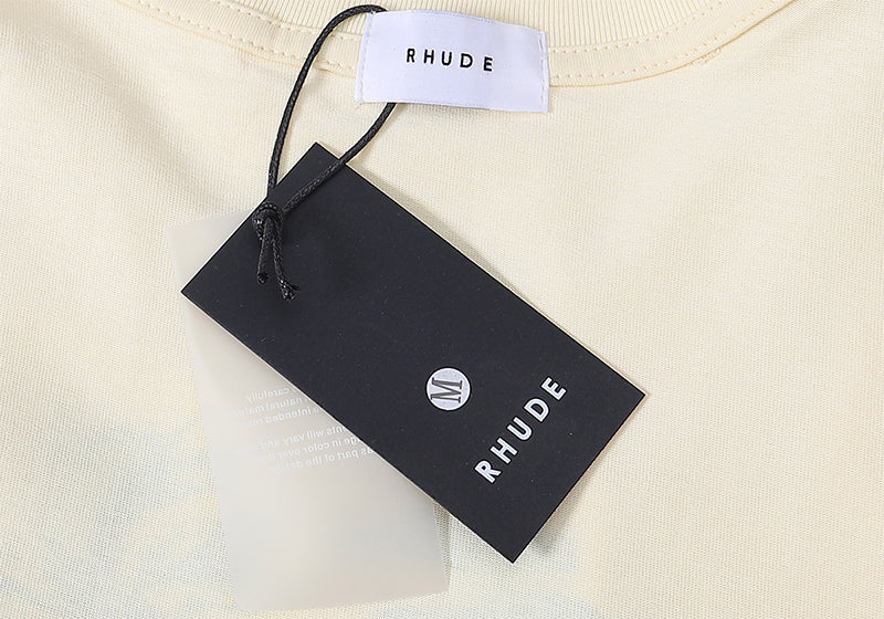 RHUDE Saint Malo Castle Print T-Shirts RHUDE