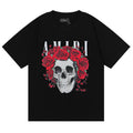 AMIRI rose skull print T-Shirts AMIRI