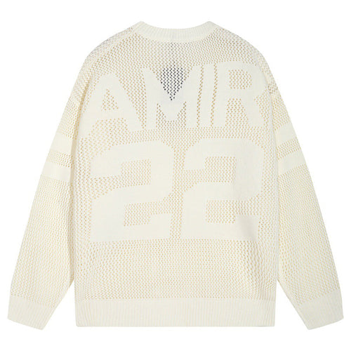 AMIRI 22 Crew Open Stitch Sweaters AMIRI