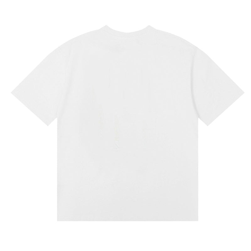 RHUDE Warning Logo Cotton Short-Sleeve T-Shirts RHUDE