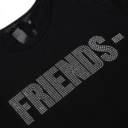 VLONE FRIENDS Rhinestone T-Shirt