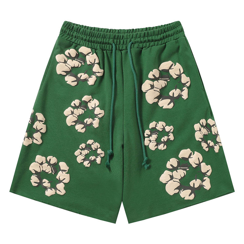 Denim Tears The Cotton Wreath Shorts DENIM TEARS